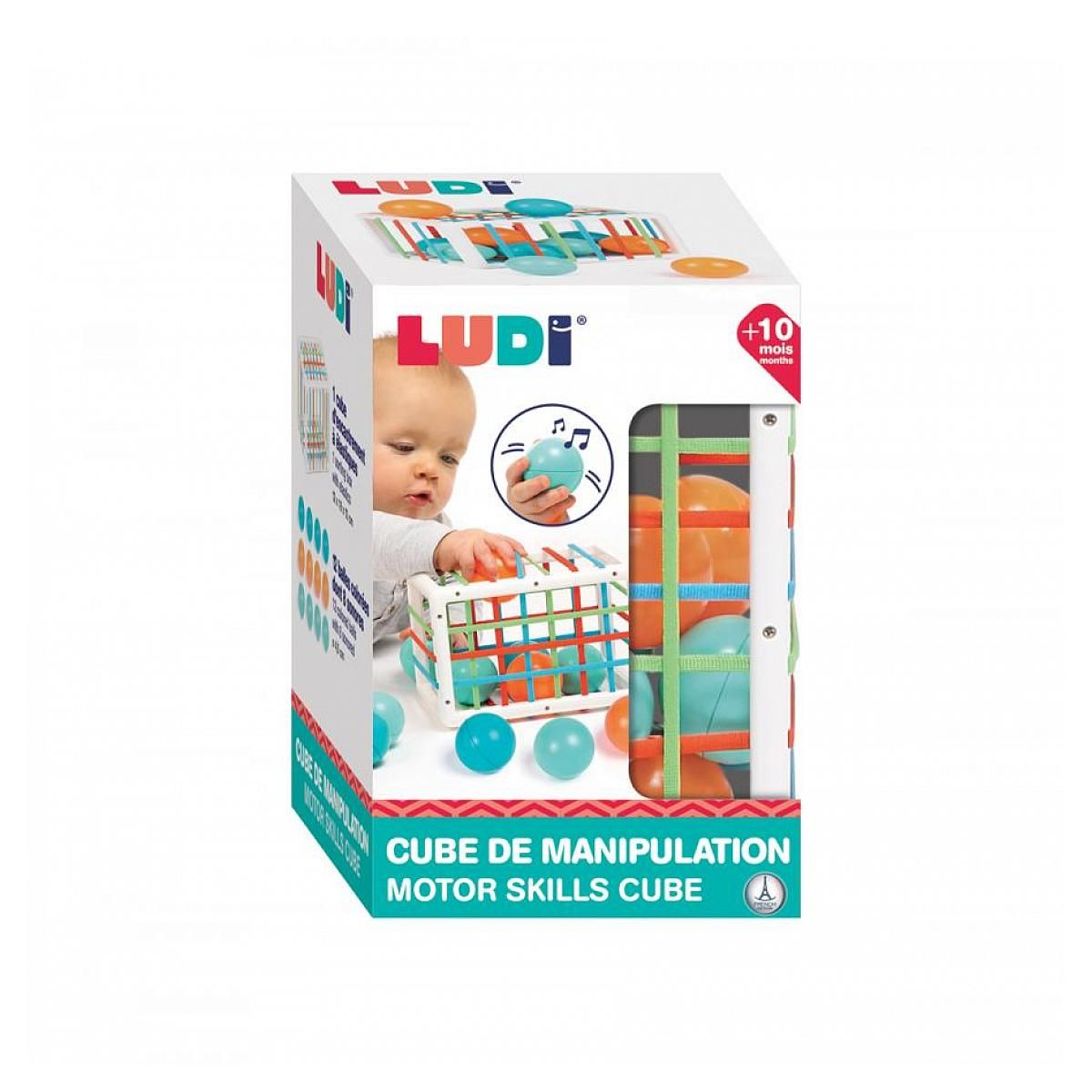 LUDI Cube de manipulation avec balles