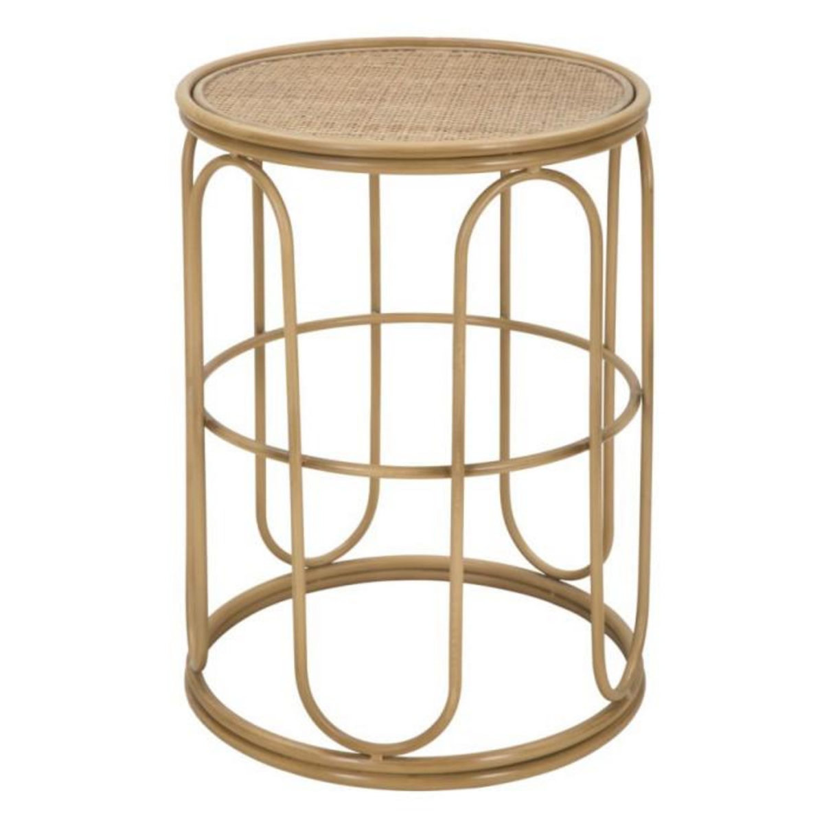 Paris Prix Table d'Appoint Design en Rotin  Samui  55cm Naturel