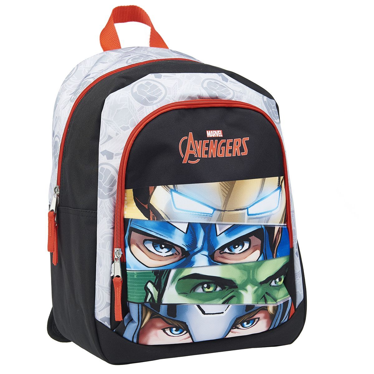 MARVEL Sac à dos 2 compartiments noir et blanc Avengers