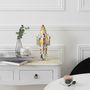 Voir la diapositive 5 : Paris Prix Statuette Design  Nain de Jardin Rock  33cm Blanc