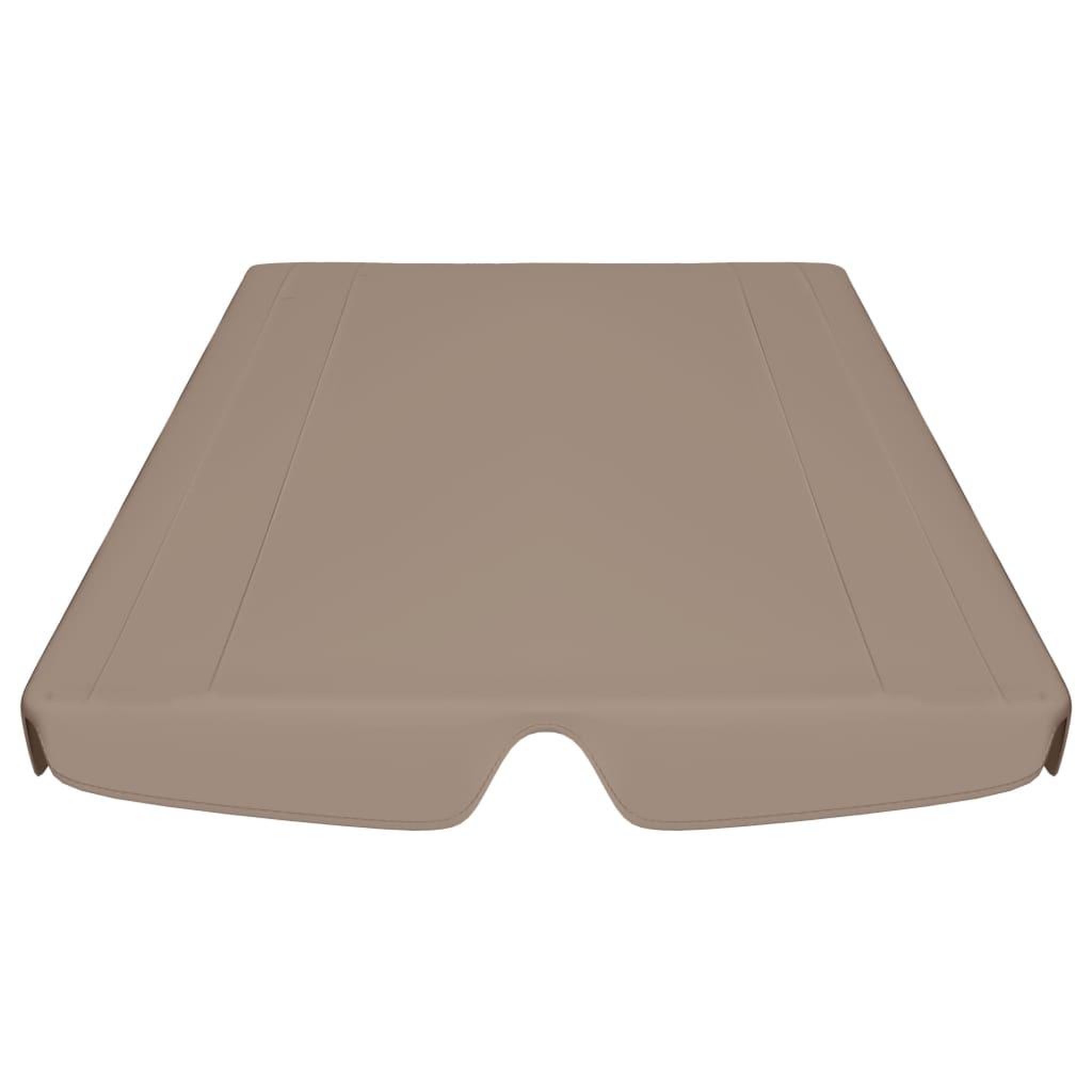 Voir la diapositive 4 : VIDAXL Toit de rechange de balançoire taupe 188/168x145/110 cm