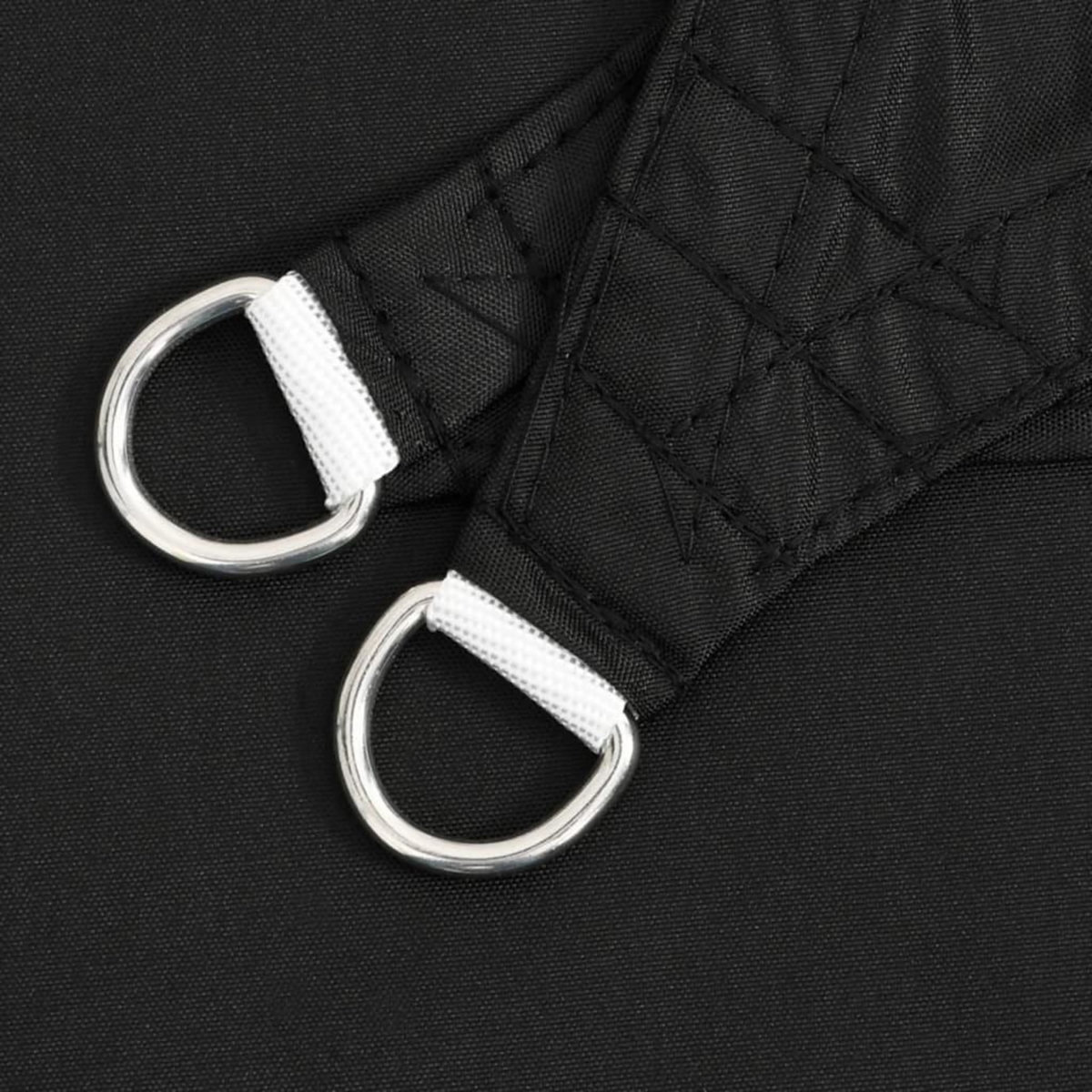 VIDAXL Voile de parasol Tissu Oxford triangulaire 5x6x6 m noir