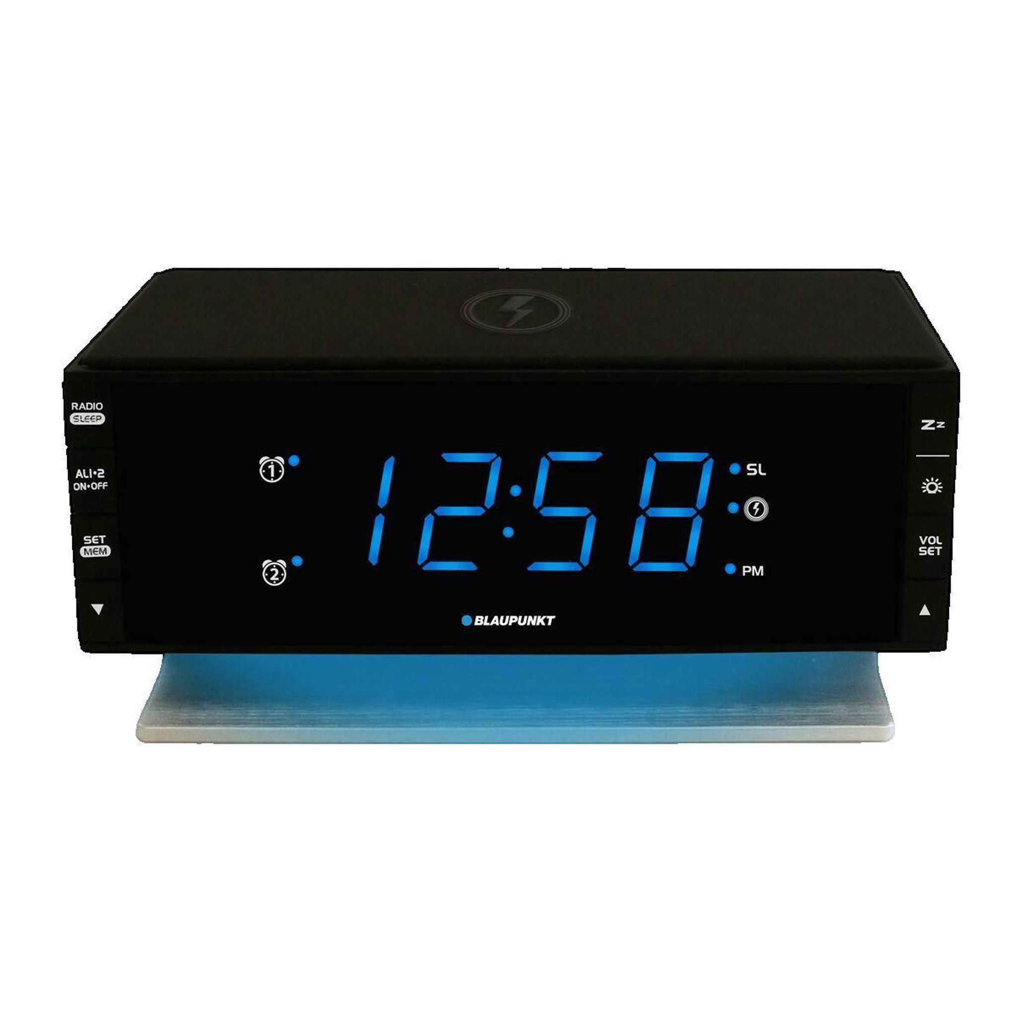BLAUPUNKT Radio-réveil Blaupunkt CR55CHARGE Noir avec recharge sans fil