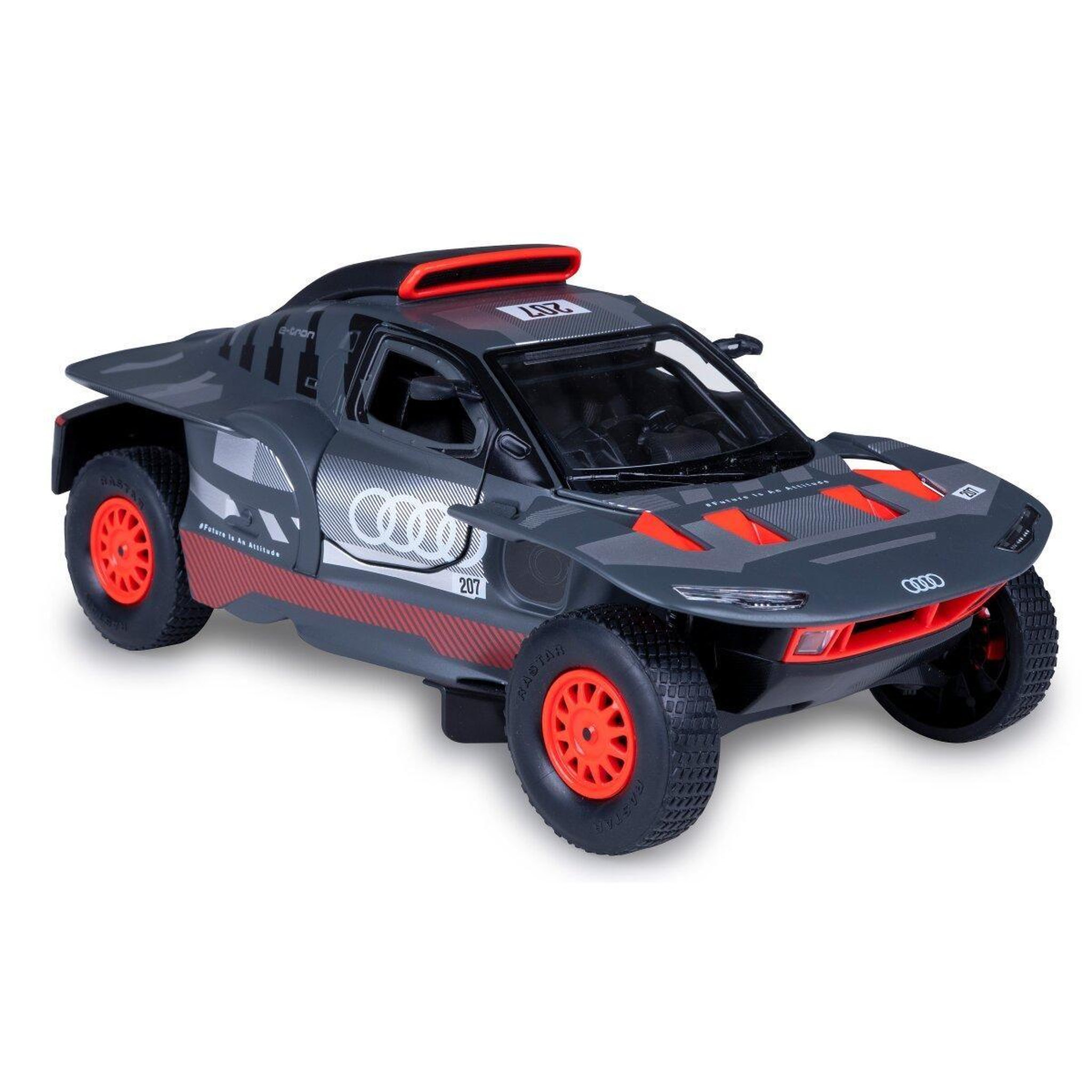 Voir la diapositive 5 : Jamara Audi rs q e-tron diecast 1:24 gris porte manuelle
