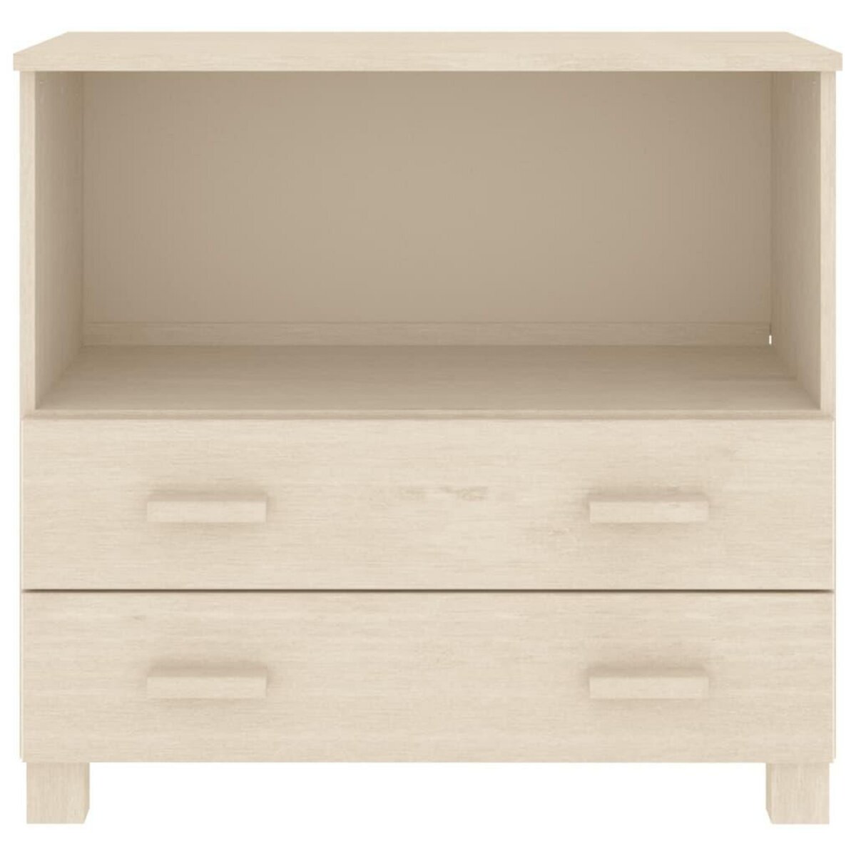 VIDAXL Buffet HAMAR Marron miel 85x35x80 cm Bois massif de pin