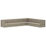 Voir la diapositive 4 : VIDAXL Salon de jardin 8 pcs avec coussins Gris Resine tressee