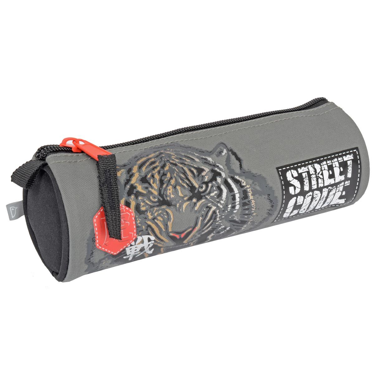 STREET CODE  Trousse ronde garçon gris tigre