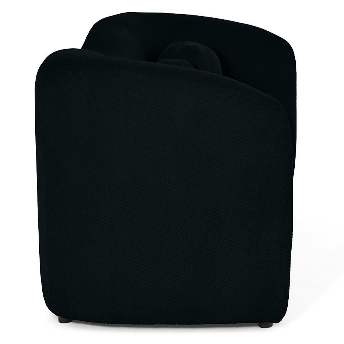 LISA DESIGN Charles - canapé droit 3 places en velours texturé