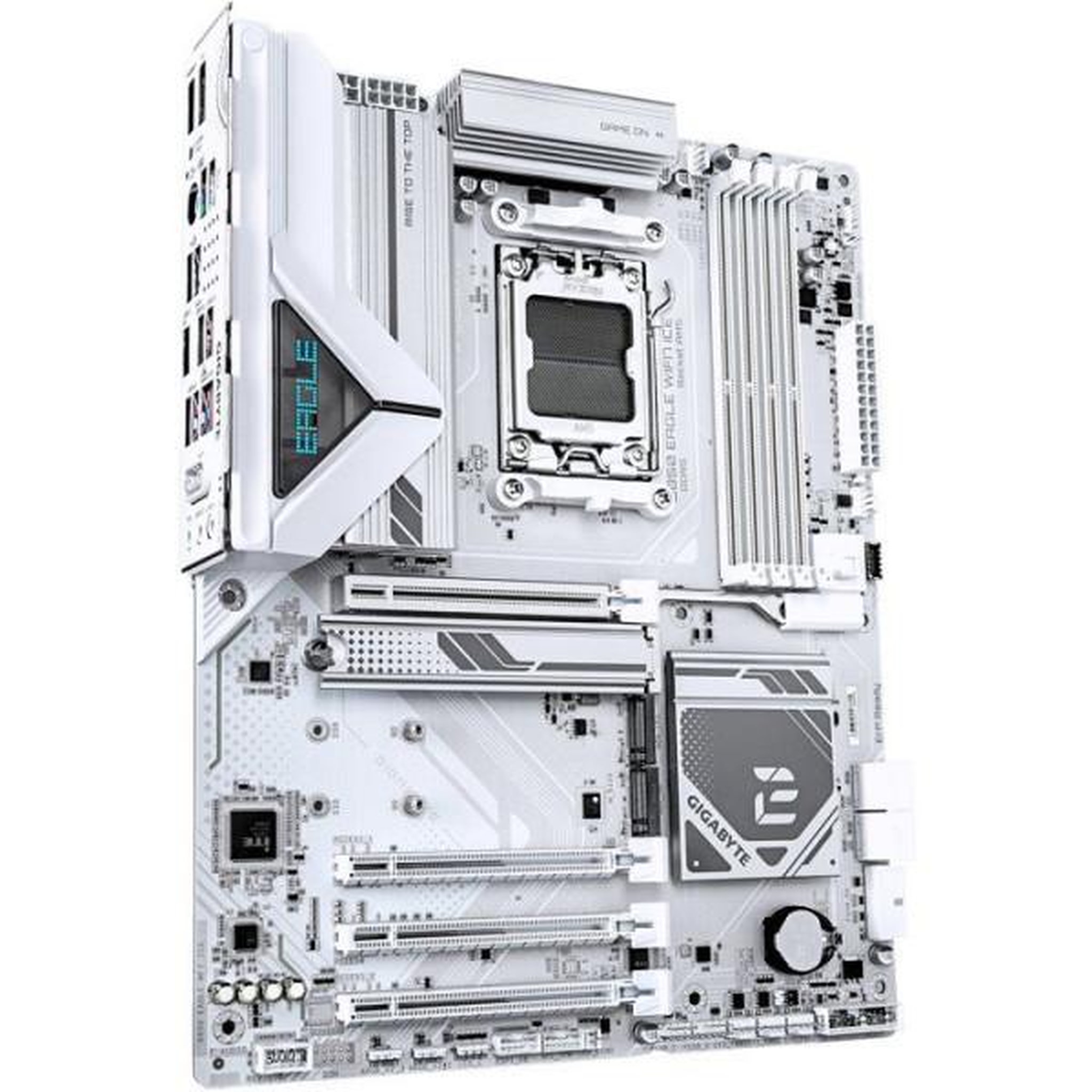 Voir la diapositive 2 : Gigabyte Carte mere - GIGABYTE - B850 EAGLE WF7 ICE - Format ATX - Chipset AMD B850 - DDR5 & PCIe 5.0 - WiFi 7