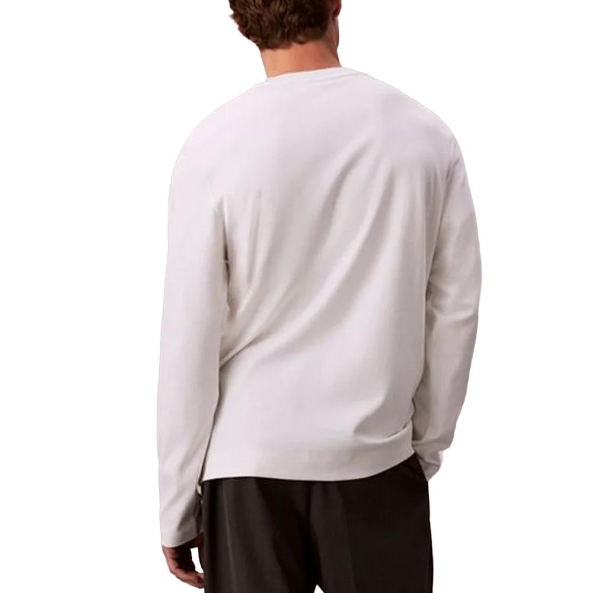 Voir la diapositive 2 : CALVIN KLEIN JEANS T-Shirt Manches Longues Blanc Homme Calvin Klein Jeans LV04LD202G
