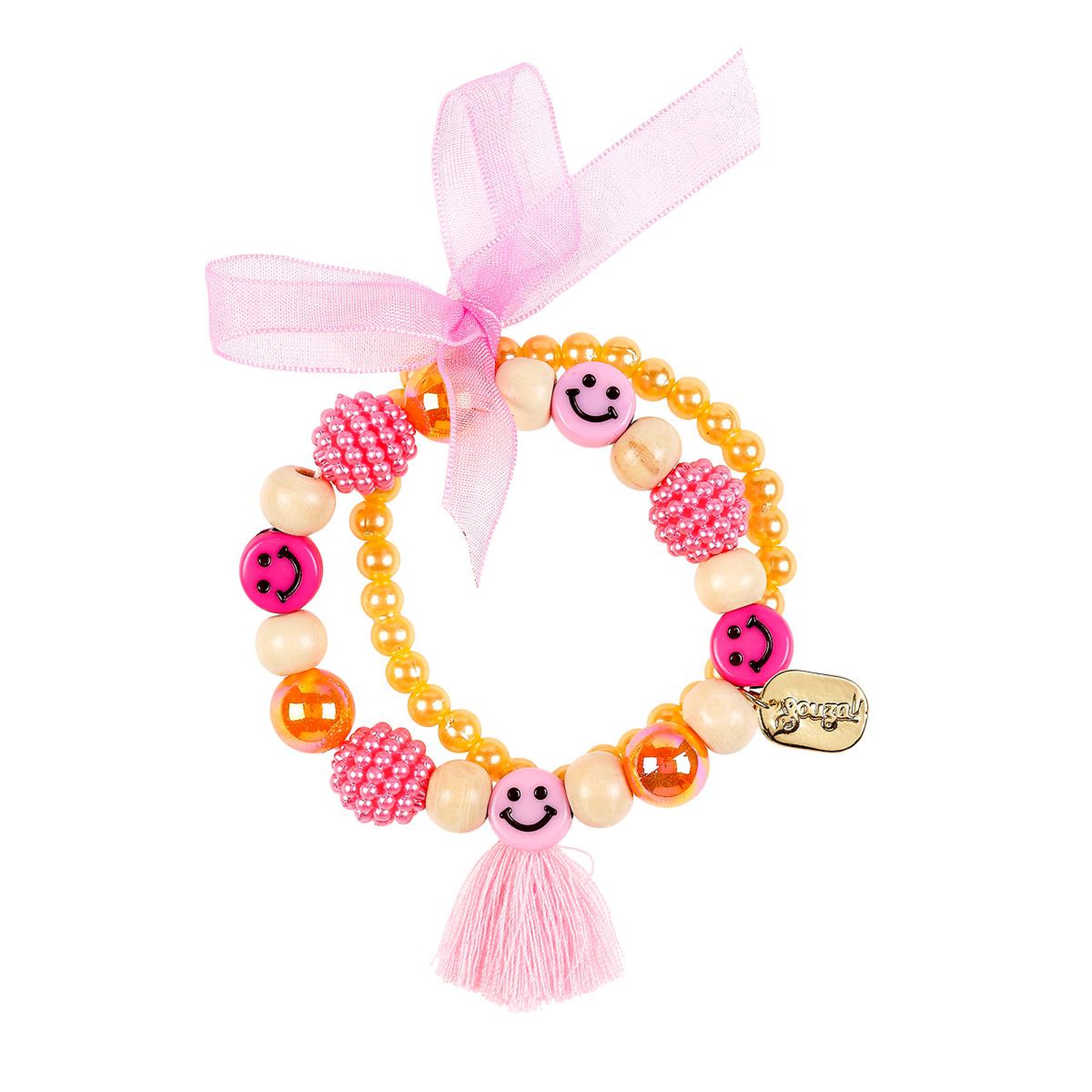 SOUZA Bracelet Felicienne smiley - rose clair