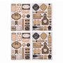 Voir la diapositive 1 : Paris Prix Lot de 2 Planches de Stickers  Cuisine  Naturel