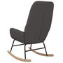 Voir la diapositive 5 : VIDAXL Chaise à bascule Gris clair Tissu
