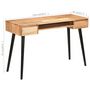 Voir la diapositive 6 : VIDAXL Table a ecrire Bois d'acacia massif 118 x 45 x 76 cm