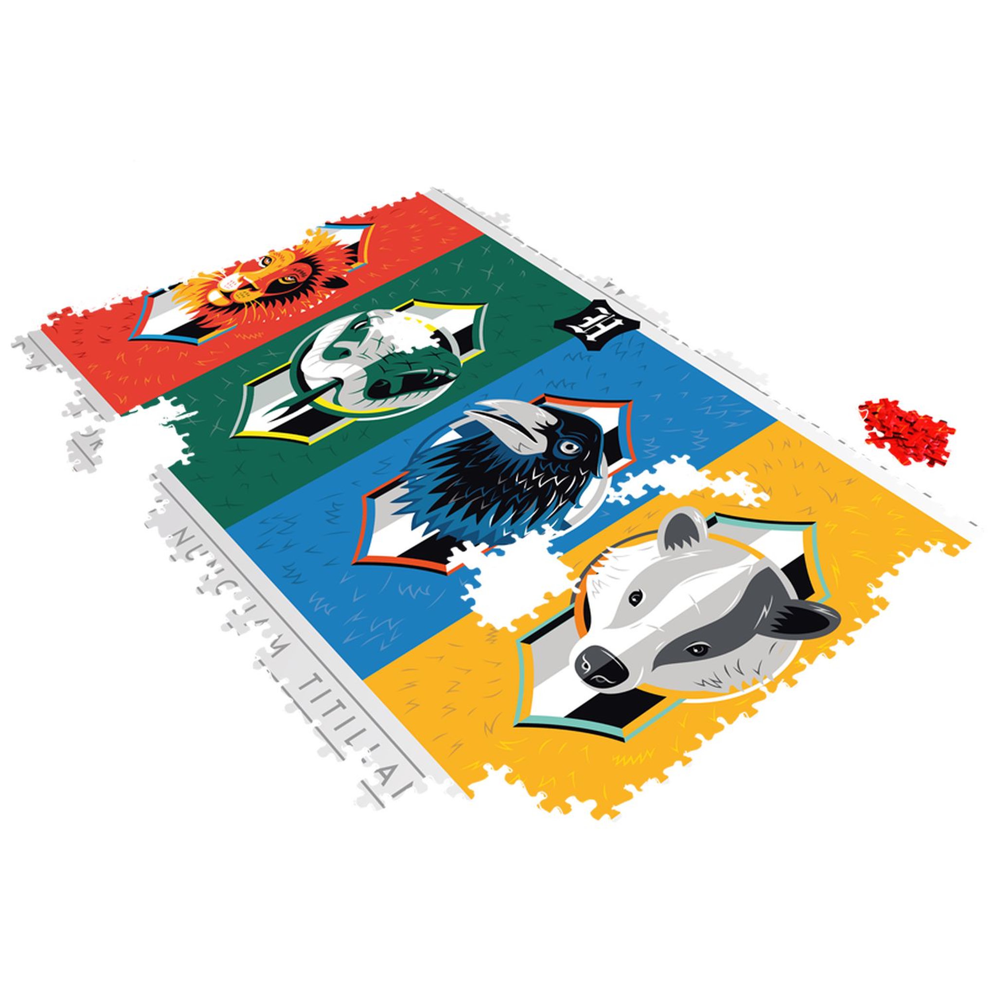 Voir la diapositive 3 :  WINNING MOVES Puzzle 500 pièces Harry Potter les 4 maisons 