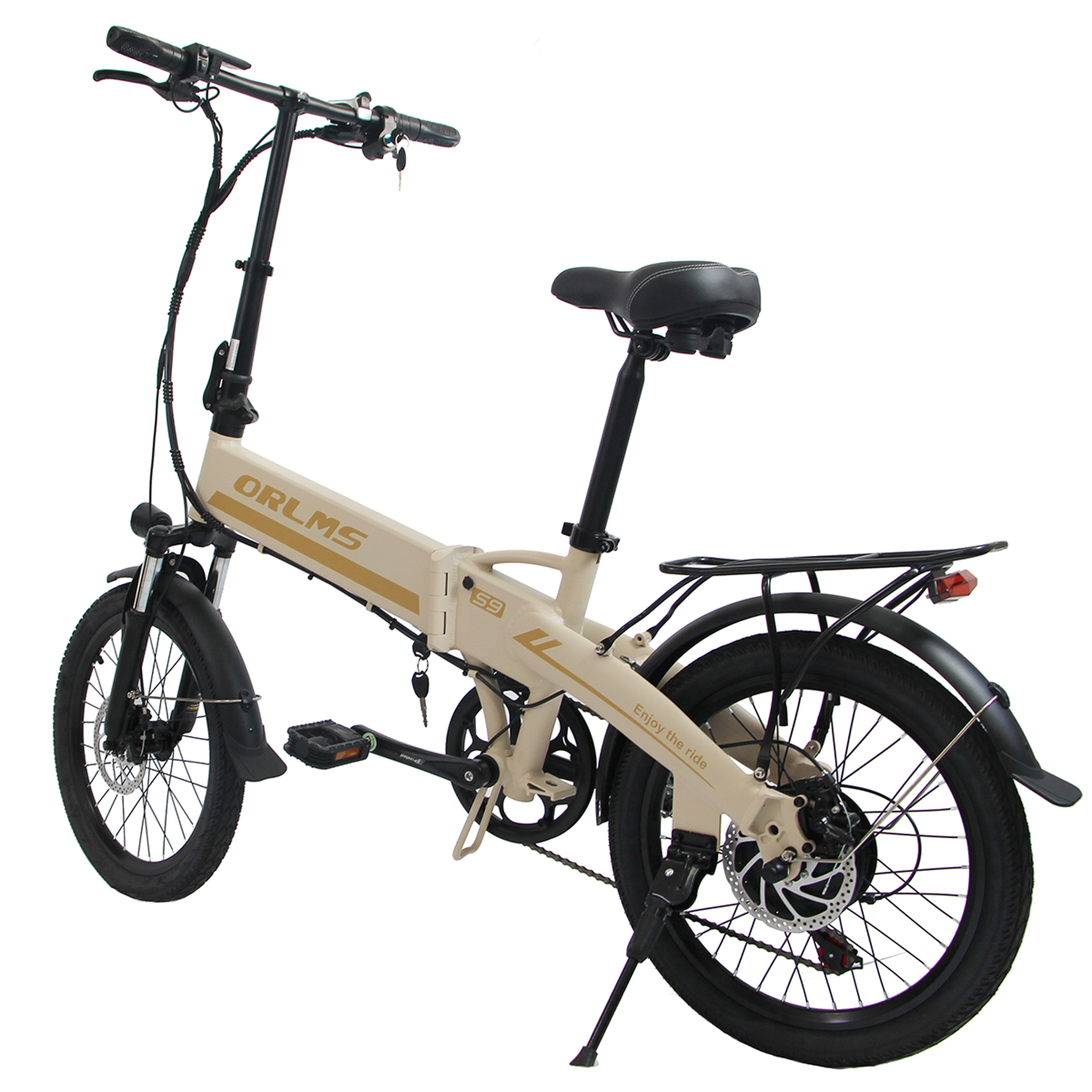 Voir la diapositive 5 : ORLMS Vélo électrique pliant ORLMS S9, moteur 500 W