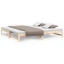 Voir la diapositive 2 : VIDAXL Lit coulissant sans matelas 2x(80x200) cm Bois de pin massif