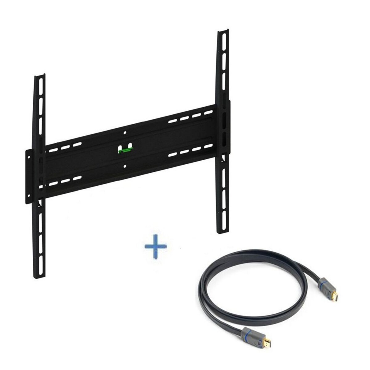 MELICONI Kit 1 support fixe + câble HDMI - Support mural