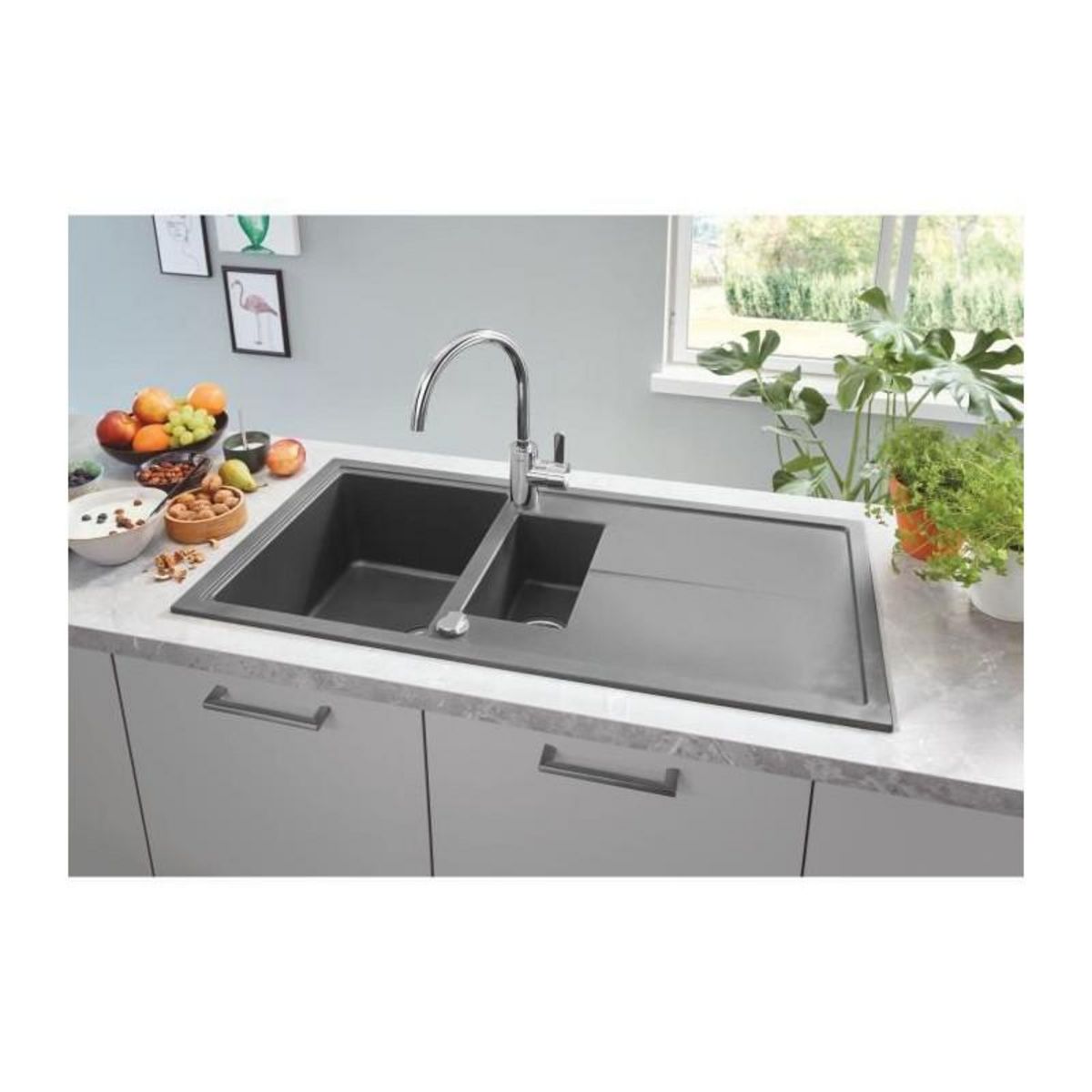 Grohe Evier composite - avec egouttoir - GROHE - K400