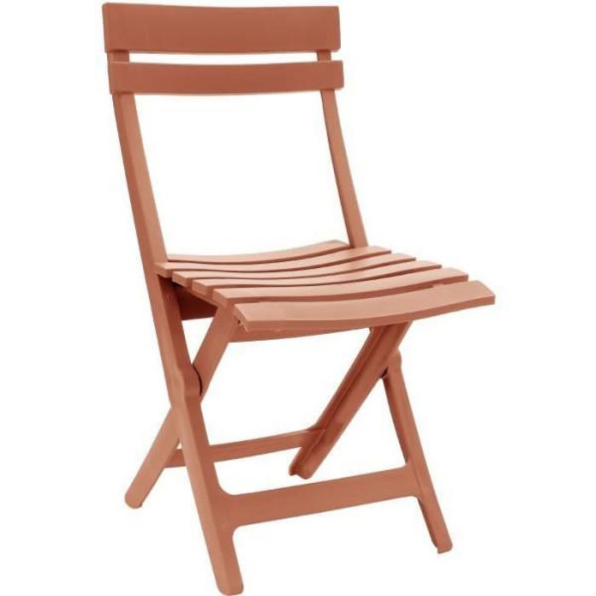 Grosfillex Chaise pliante - GROSFILLEX - MIAMI - Terracotta