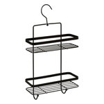 FIVE Serviteur de Douche 2 Niveaux  Venterra  31cm Noir