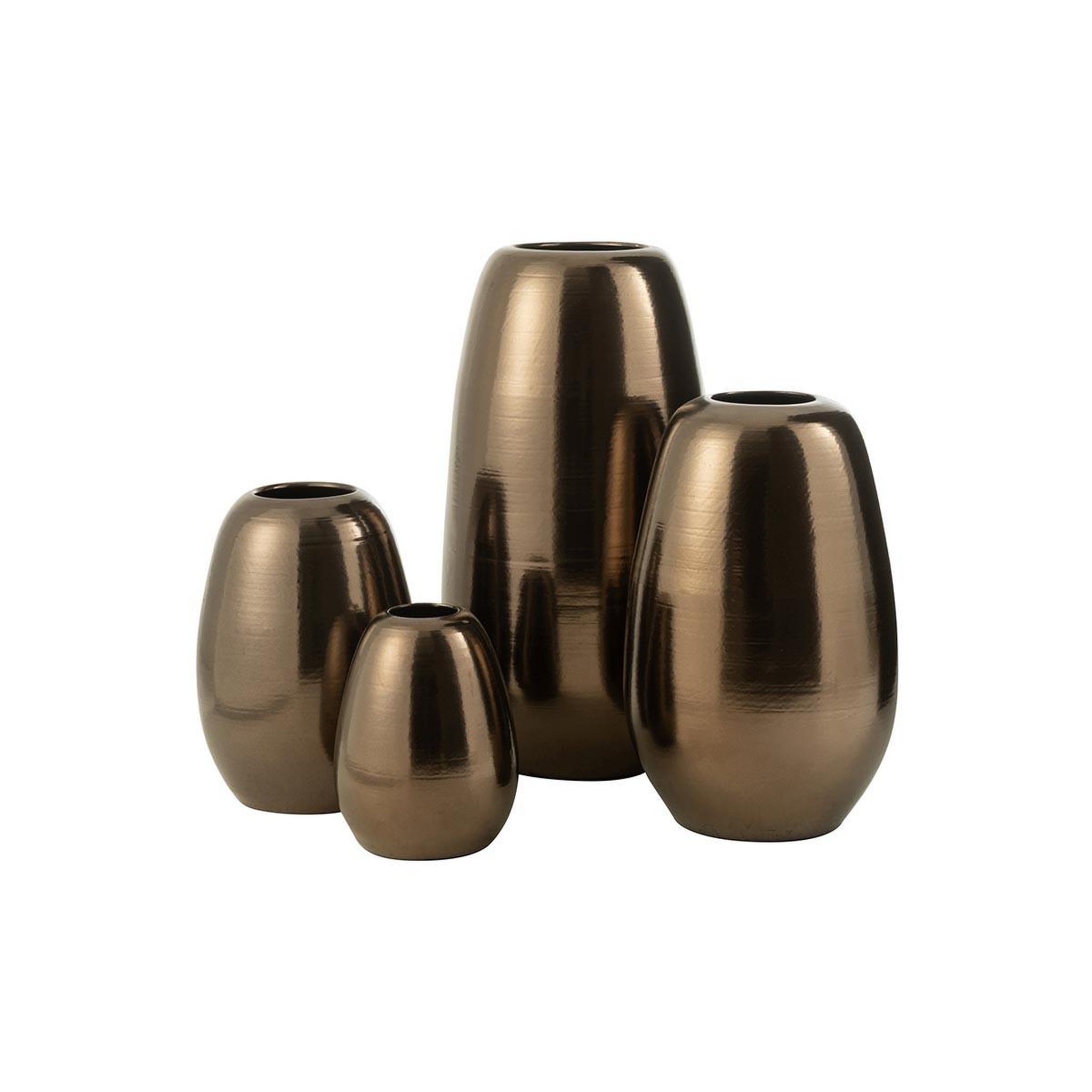 Voir la diapositive 2 : J-LINE Vase design  rodrick  30cm or