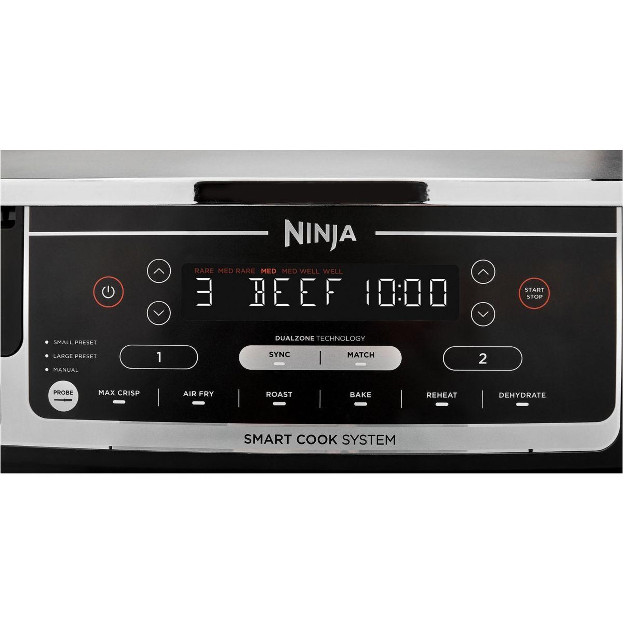 Voir la diapositive 4 : NINJA Friteuse sans huile Foodi DualZone 9,6l  AF451EU avec sonde