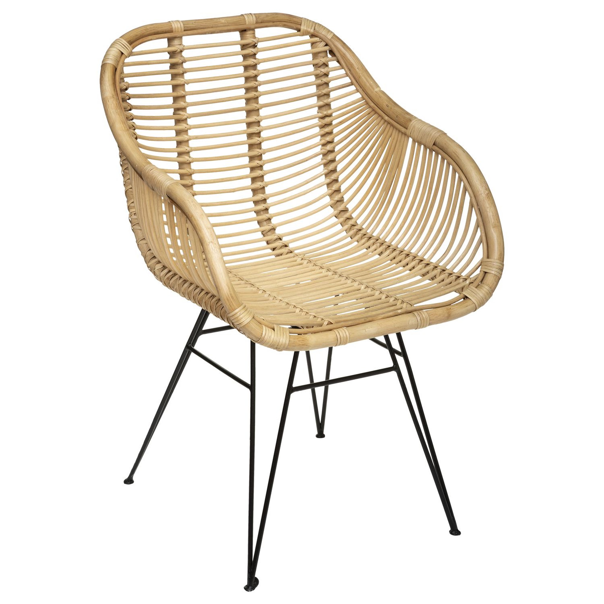 Fauteuil en rotin naturel LORETA