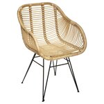 Fauteuil en rotin naturel LORETA