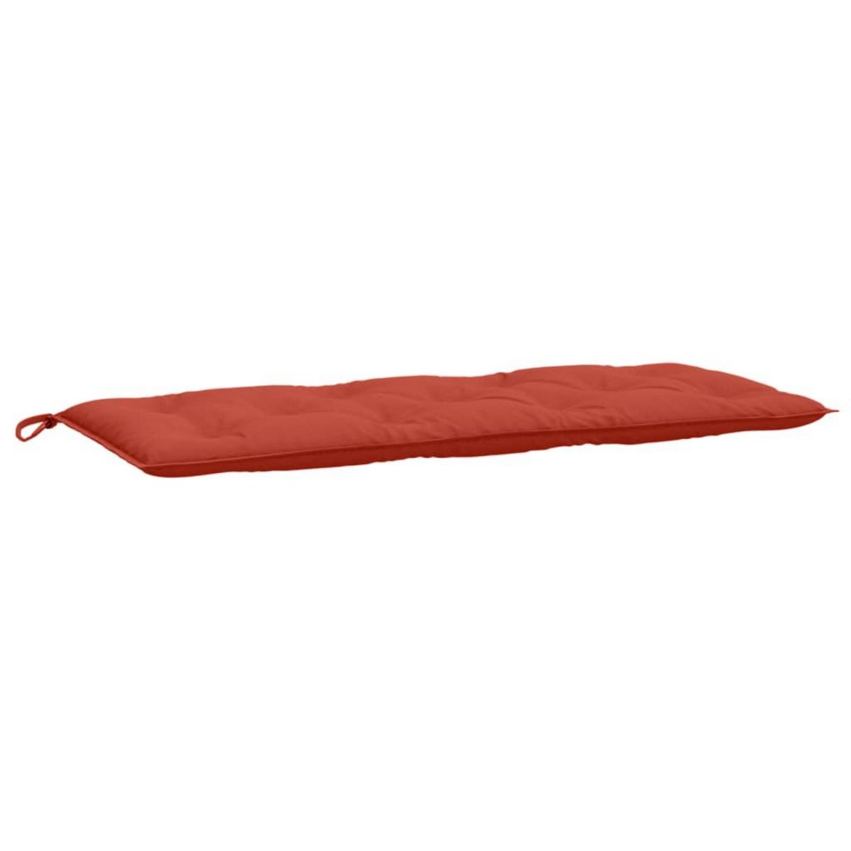 VIDAXL Coussin de banc de jardin rouge melange 120x50x7 cm tissu