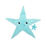 LES DEGLINGOS Les PTIPOTOS by Peluche WAHOU Etoile DE MER Maman  and  Bebe Bleu Aqua