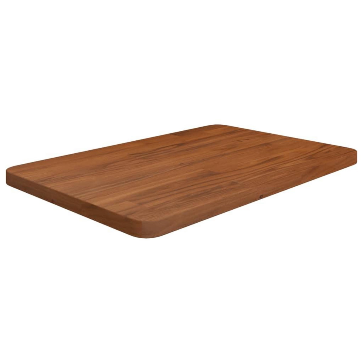 VIDAXL Comptoir de salle de bain Marron fonce 60x40x2,5 cm Bois traite