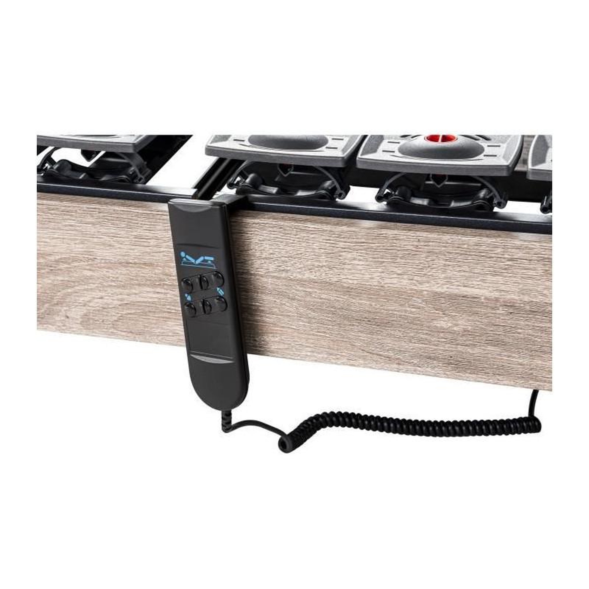 Voir la diapositive 4 : DEKO DREAM DEKO DREAM Ensemble matelas roulé+sommier relaxation électrique ERGO 6 Physiomax - 140x200 cm - Matelas ressorts ensachés