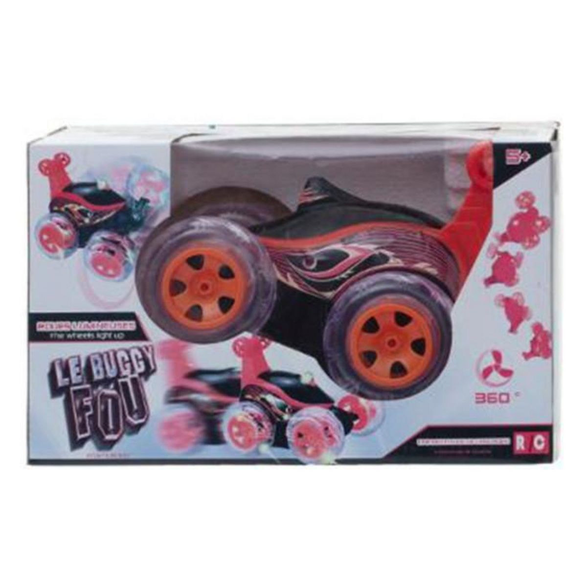 Be Toys Jouet pour Enfant  Buggy Fou  19cm Rouge