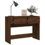 Voir la diapositive 5 : VIDAXL Table console Chene marron 100x39x75 cm Bois d'ingenierie