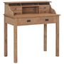 Voir la diapositive 1 : VIDAXL Bureau 90x50x100 cm bois de teck solide