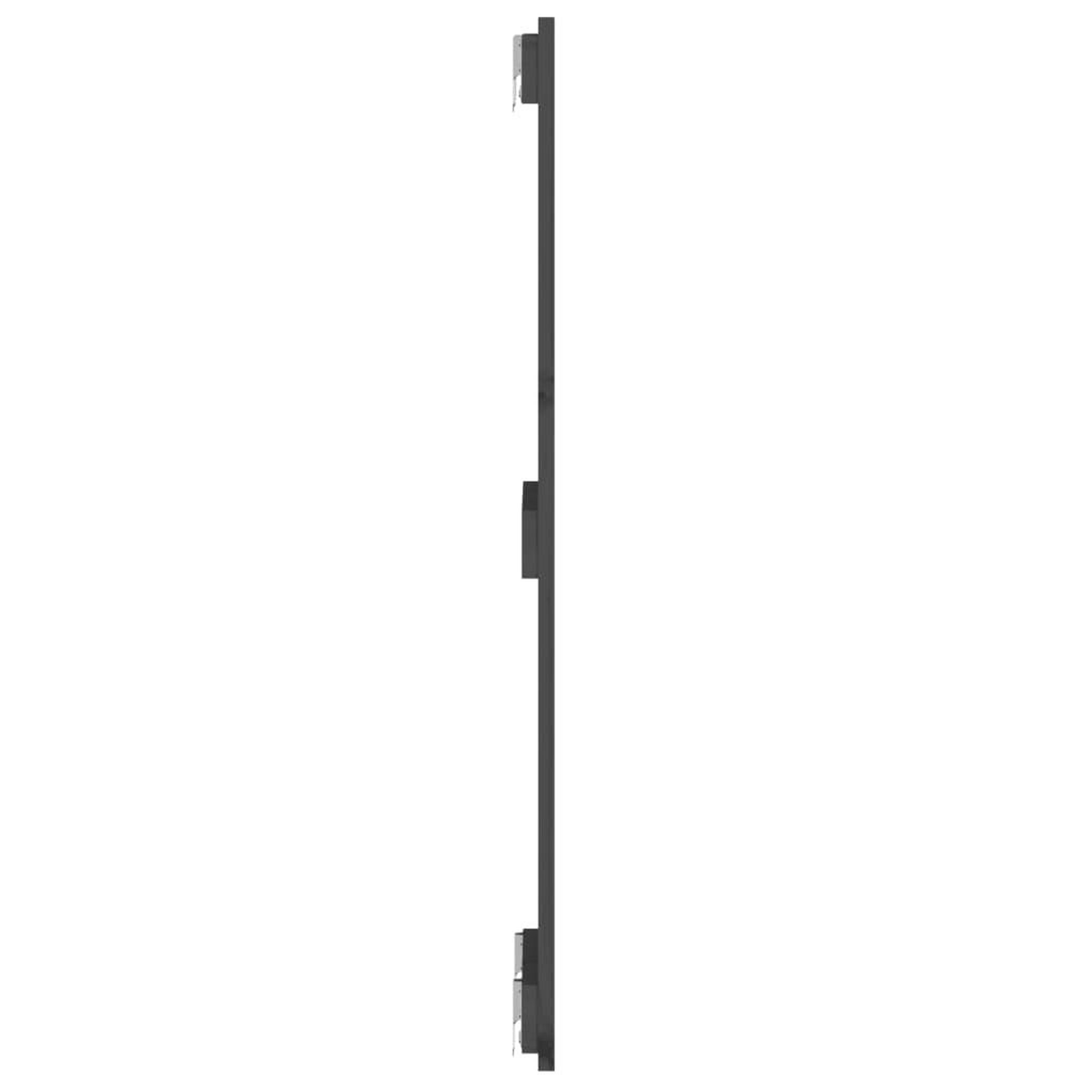 Voir la diapositive 5 : VIDAXL Tete de lit murale Gris 82,5x3x90 cm Bois massif de pin