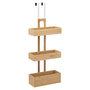 Voir la diapositive 1 : FIVE Etagère de porte 3 niveaux en bambou - Marron