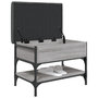 Voir la diapositive 4 : VIDAXL Banc a chaussures sonoma gris 62x42x45 cm bois d'ingenierie
