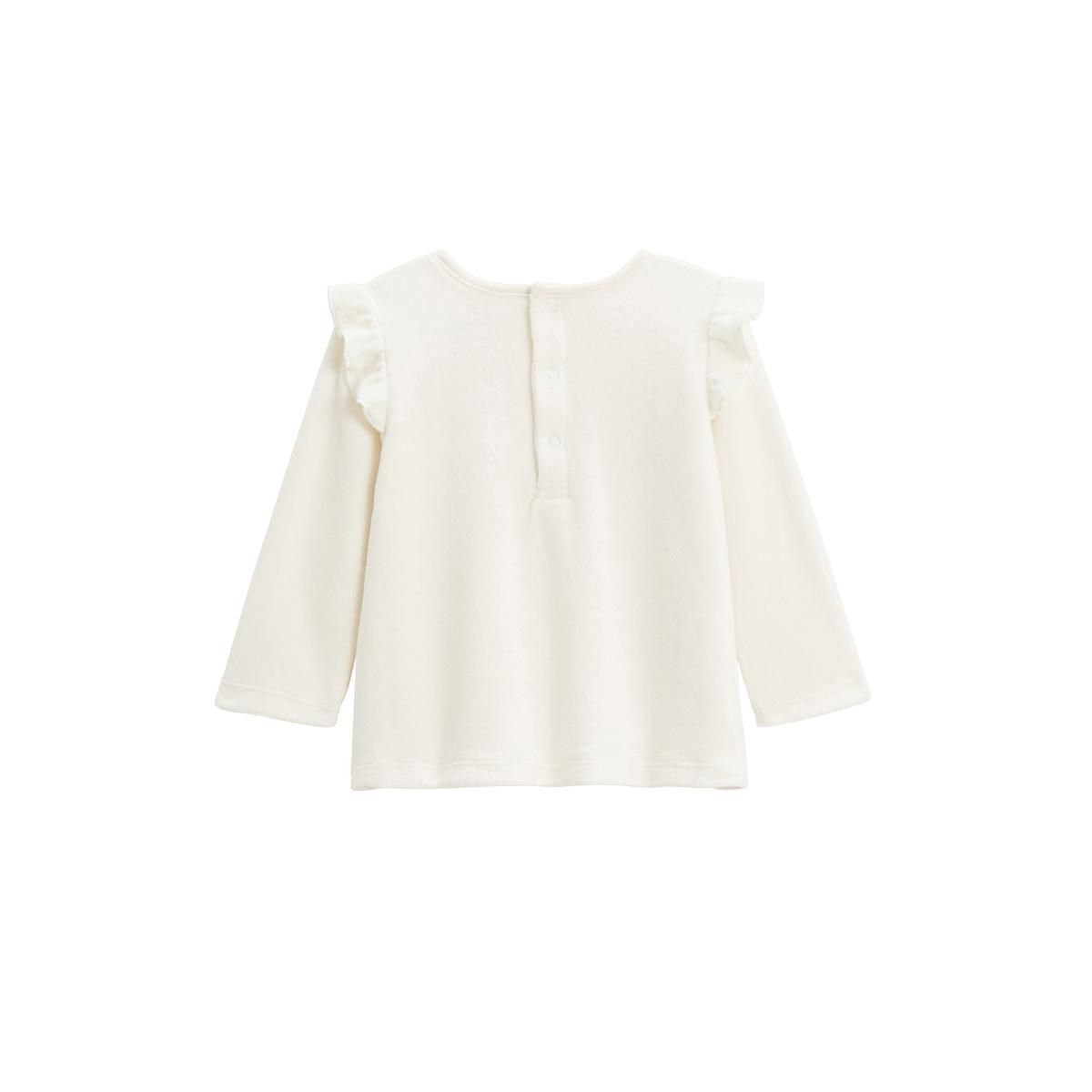 Petit Béguin Pyjama enfant 2 pièces en velours Mila