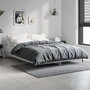 Voir la diapositive 1 : VIDAXL Cadre de lit sans matelas gris beton 135x190 cm
