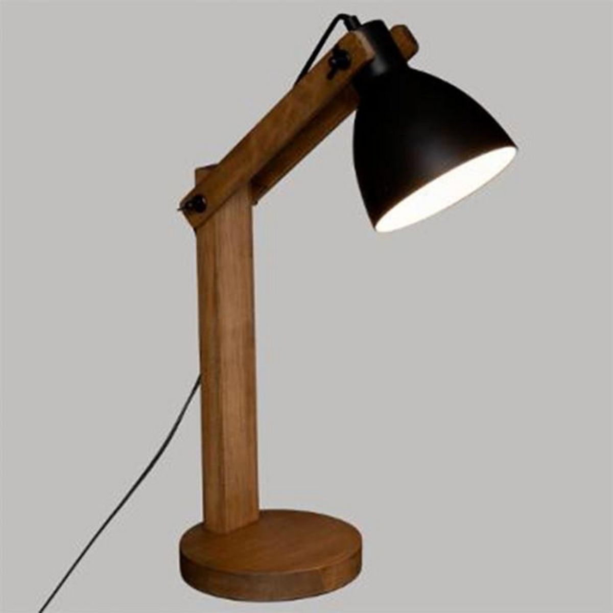 ATMOSPHERA Lampe à Poser Arc Design  Cuba  56cm Noir