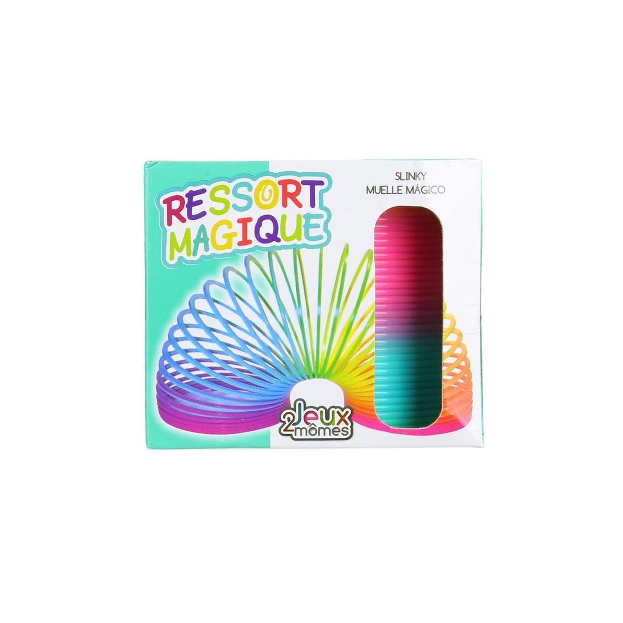 Voir la diapositive 3 : Jeux 2 momes Ressort Magique  Mômes  7cm Multicolore