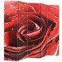 VIDAXL Cloison de separation pliable 200 x 170 cm Rouge rose
