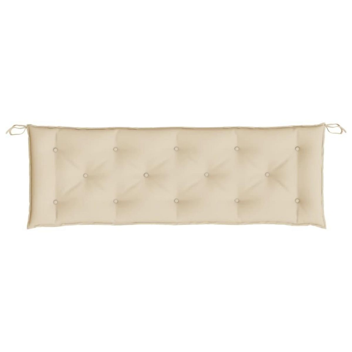 VIDAXL Coussin de banc de jardin beige 150x50x7 cm tissu oxford
