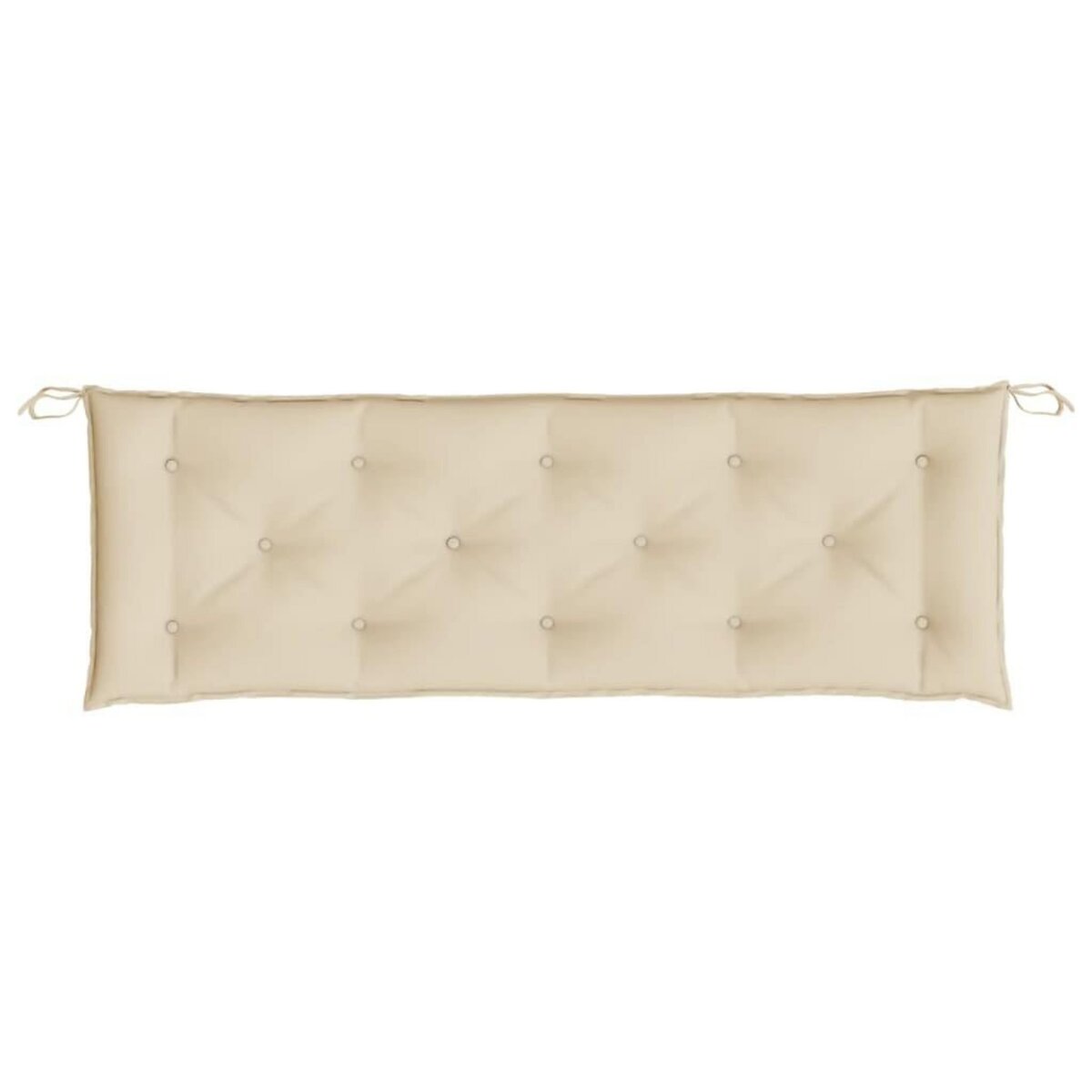 VIDAXL Coussin de banc de jardin beige 150x50x7 cm tissu oxford