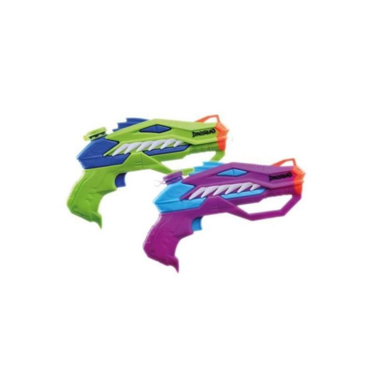 Nerf Nerf Dual Pack DinoSquad Raptor-Surge, 2 blasters a eau Super Soaker, design de dinosaure, jeux d'eau, des 6 ans