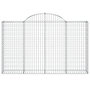 Voir la diapositive 4 : VIDAXL Paniers a gabions arques 18 pcs 200x30x120/140 cm Fer galvanise