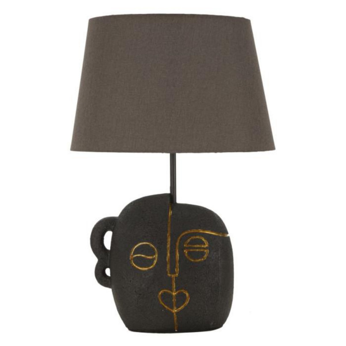 Paris Prix Lampe à Poser en Résine  Tribal  46cm Marron