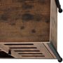 Voir la diapositive 4 : tectake Buffet style industriel Bois foncé industriel, rustique